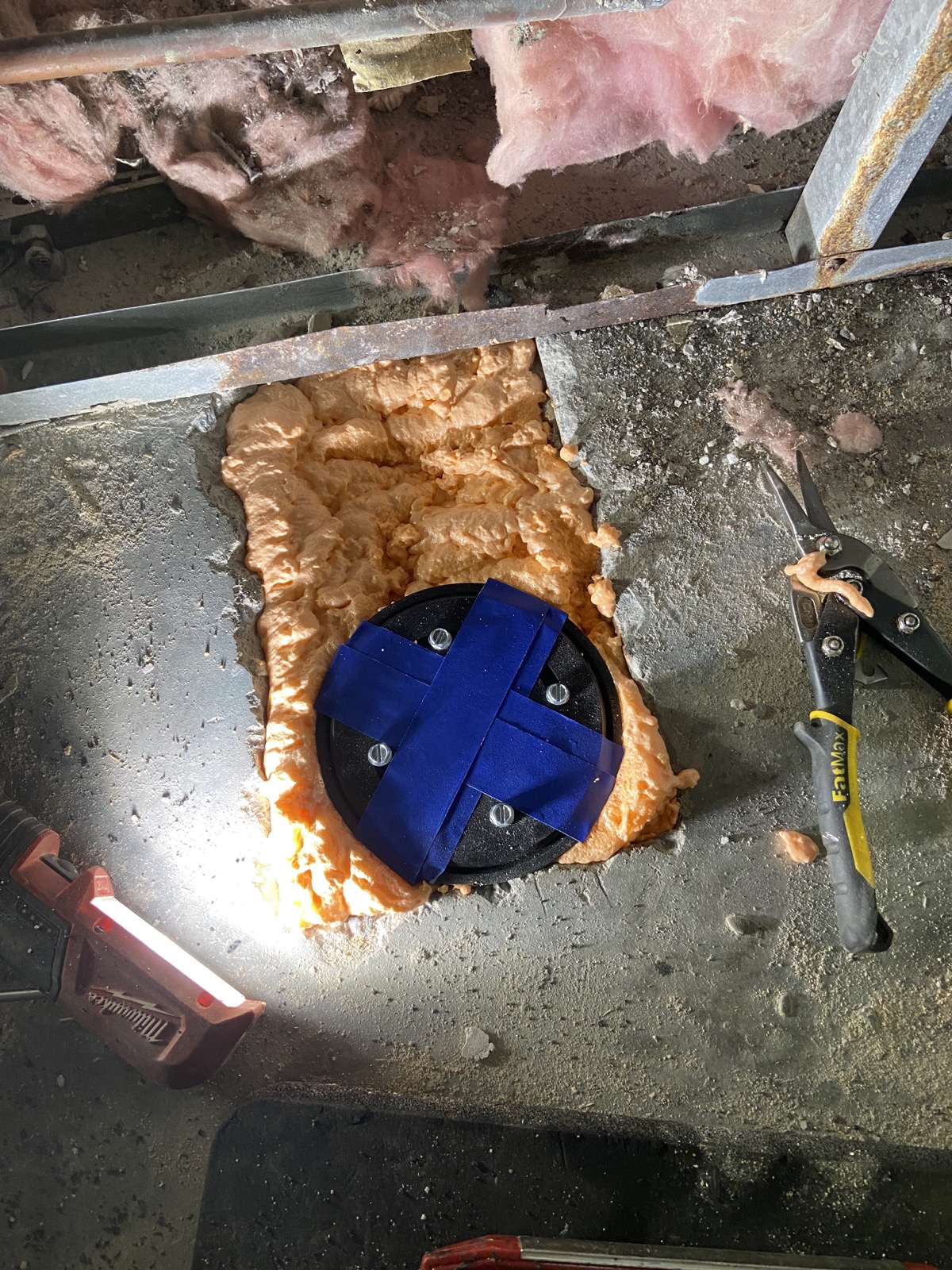 Tub to shower drain (After)